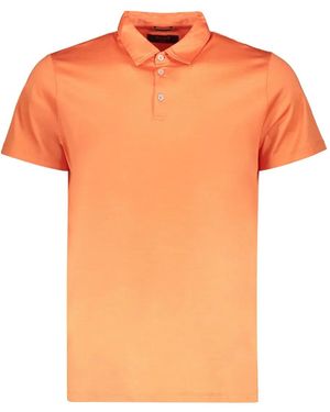 Moorer Pachino Cotton Polo Shirt - オレンジ
