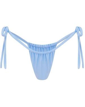 FAE SWIM Birdie Tie-Side Bikini Bottoms - Blue