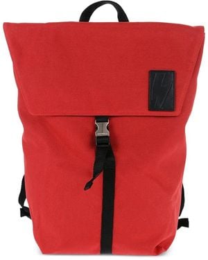 Neil Barrett City Flap Backpack - Red