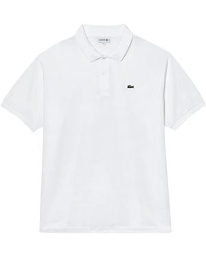 Lacoste アップリケ ポロシャツ - ホワイト