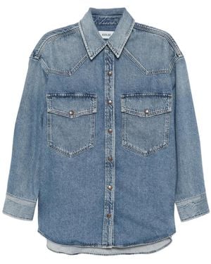 Agolde Lotta Denim Jacket - Blue