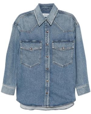Agolde Lotta Denim Jacket - Blue