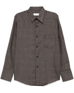 Ernest W. Baker Checked Shirt - Grey