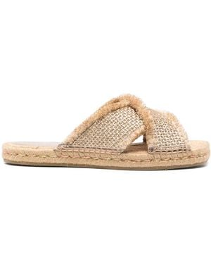 Jimmy Choo Aciel Slides - Natural