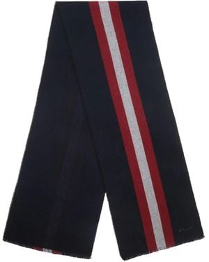 Bally Striped Scarf - Blue