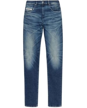 DIESEL D-Strukt Faded Jeans - Blue