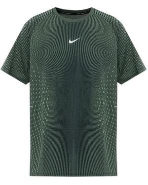 Nike Camiseta Aeroswift Con Logo - Verde