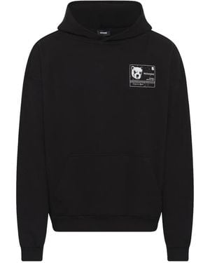 we11done Dna Teddy Id Hoodie - Black
