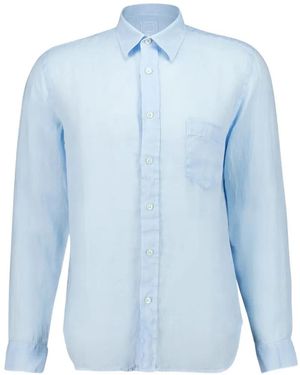 120% Lino Long-Sleeve Shirt - Blue