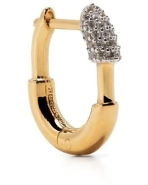Otiumberg Small Staple Hoop Earring - Metallic