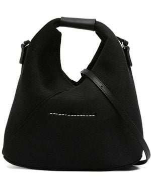 MM6 by Maison Margiela Japanese-Style Mesh Cross Body Bag - Black