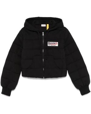 Palm Angels x Moncler X Palm Angels Veste À Design Matelassé - Noir