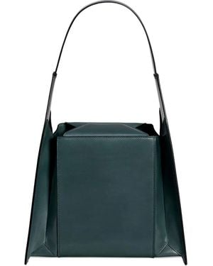 Merryl Tielman Angelo Leather Tote Bag - Blue