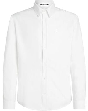 Karl Lagerfeld Karl Kameo オックスフォードシャツ - ホワイト