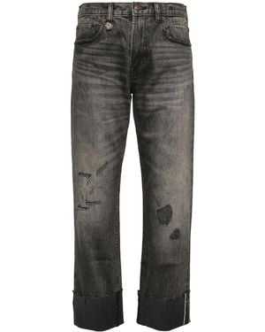 R13 Romeo Cuffed Jeans - Grey