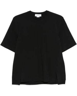 Stella McCartney Camiseta Iconic Compact De Manga Corta - Negro