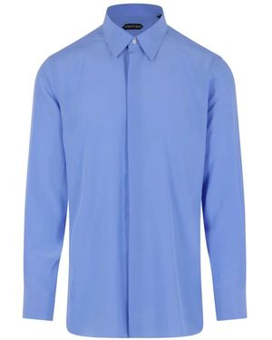 Tom Ford Button Shirt - Blue
