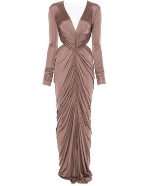 Rick Owens Cut-Out Draped Dress - Pink