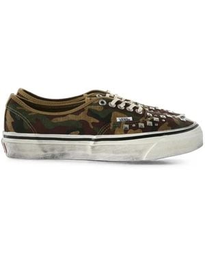 Vans Authentic Camouflage-Print Sneakers - Green