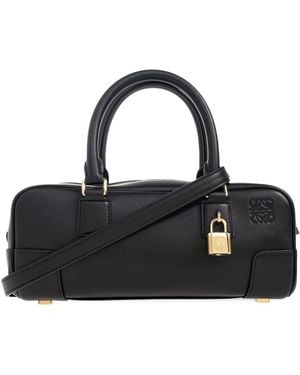Loewe Amazona 23 Cropped Tote Bag - Black