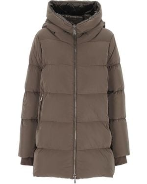 Moorer Hooded Jacket - Brown