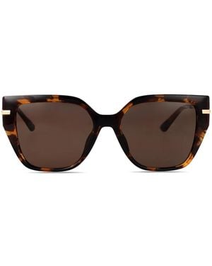 Michael Kors オーバーサイズフレーム サングラス - ブラウン