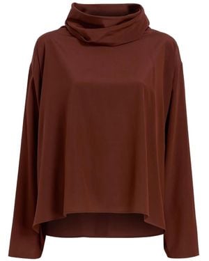 Proenza Schouler Roll-Neck Top - Brown