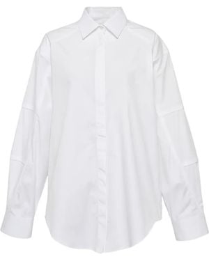 MSGM Katoenen Overhemd - Wit