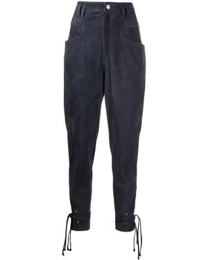 Isabel Marant Ubaia Tapered Trousers - Blue
