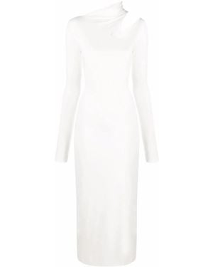 MANURI Bambina On A Saturday Night Cut-Out Dress - White