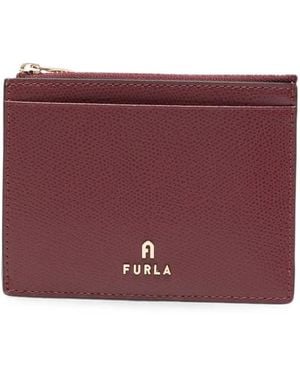 Furla L Camelia Logo-Plaque Card Holder - Purple