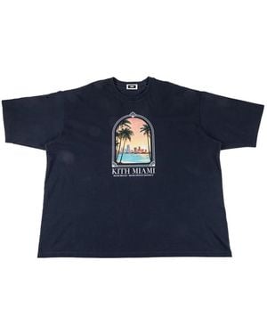Kith Miami Nights Sunset Jones T-Shirt - Blue
