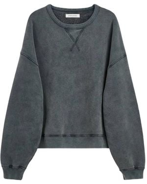sunflower Cropped Washed-Fleece Jumper - Grey