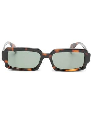 Gigi Studios Lunettes De Soleil Amber À Monture Rectangulaire - Vert