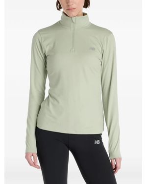 New Balance Quarter-Zip Sweatshirt - Green