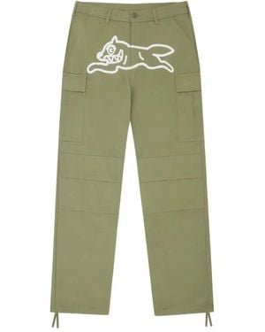 ICECREAM Graphic-Print Cargo Trousers - Green