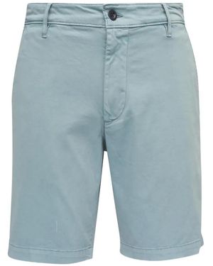 AG Jeans Logo-Patch Chino Shorts - Blue