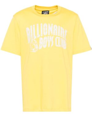 BBCICECREAM Logo-Print T-Shirt - Yellow