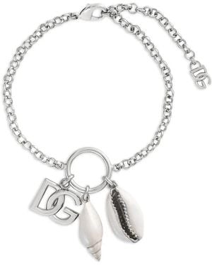 Dolce & Gabbana Armband Mit Dg - Weiß