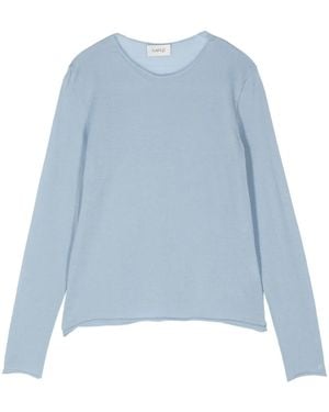 Mrz Fein Gerippter Pullover - Blau