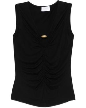 Clips Top fruncido - Negro