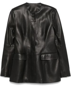 TOTEME Leather Jacket - Black