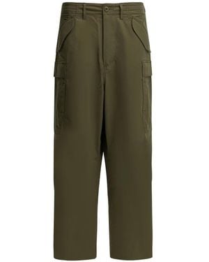 Daiwa Pier39 Wide-Leg Cargo Pants - Green