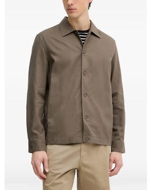Marc O' Polo Surchemise À Boutonnière - Brown