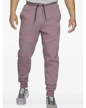 Nike Fleece Track Pants - Red