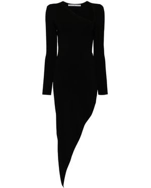 Alexander Wang Asymmetic Midi Skirt - Black