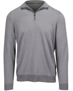 Colombo Half-Zip Jumper - Grey