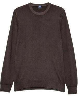 Fedeli Merino-Wool Top - Brown