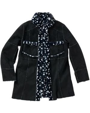 PERVERZE Paneled Reversible Coat - Black