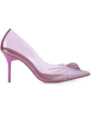 Kurt Geiger Crystal-Embellished Eagle Pumps - Pink